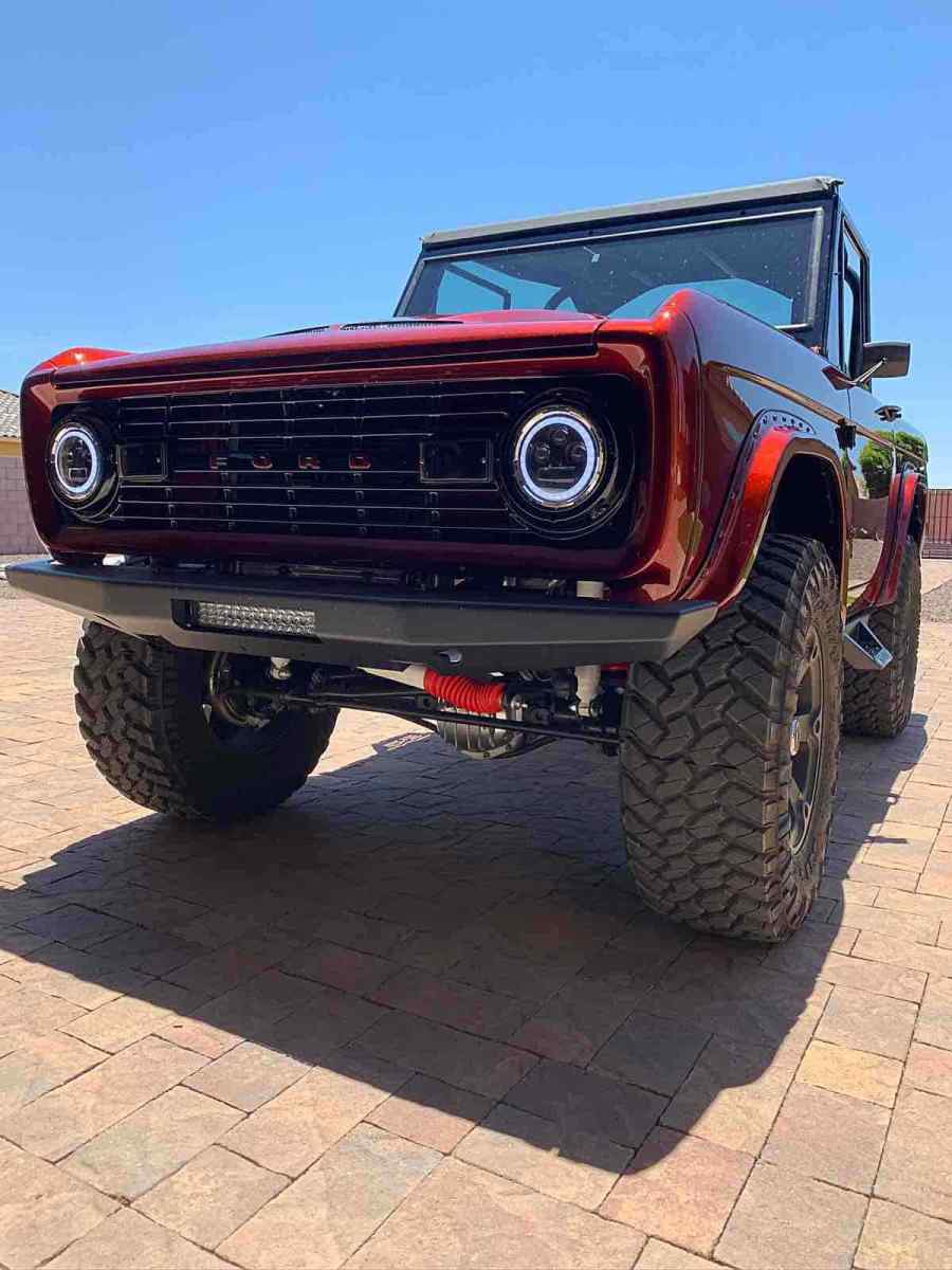 1972 Red Ford Bronco