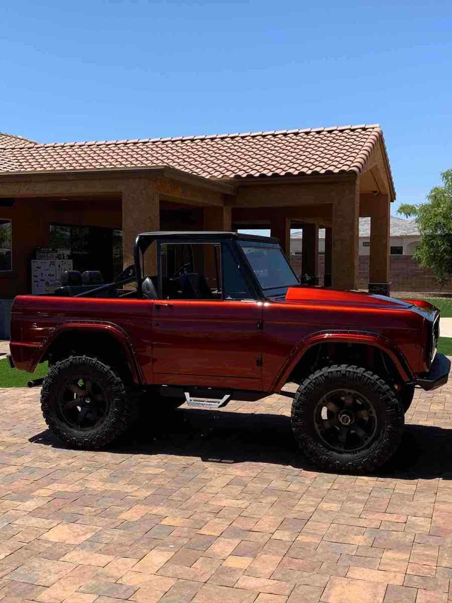 1972 Red Ford Bronco