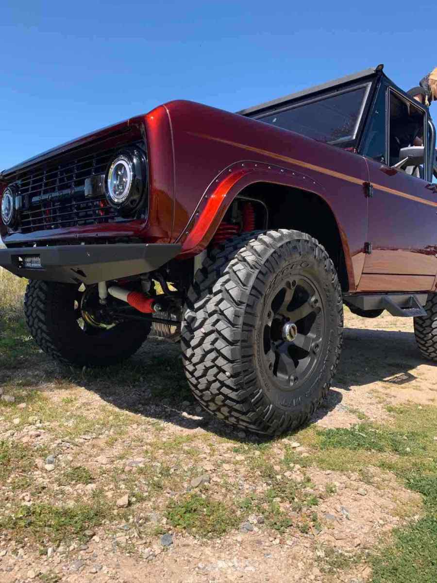1972 Red Ford Bronco