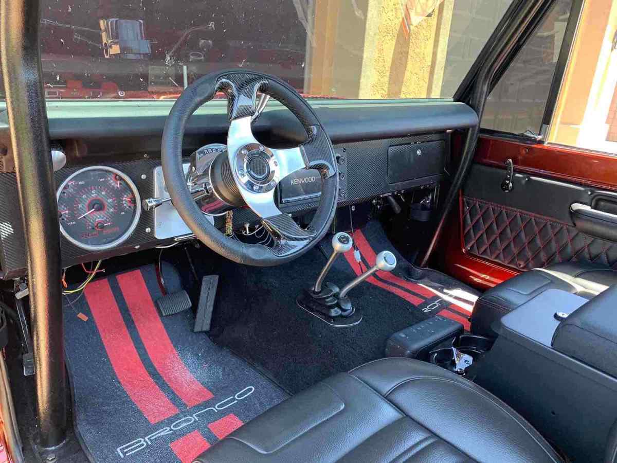 1972 Red Ford Bronco