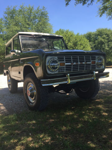 1972 Green Ford Bronco