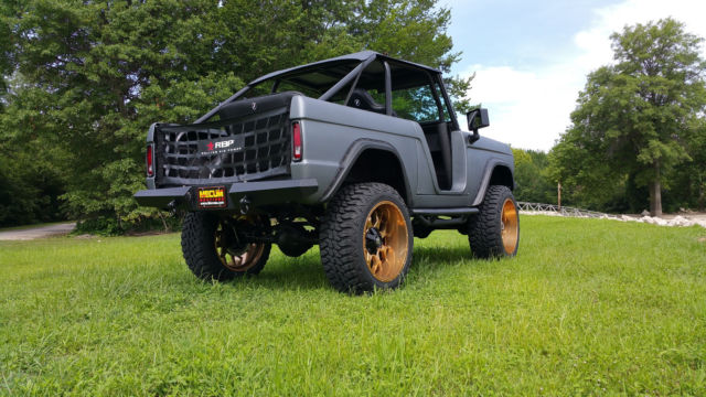 1972 Gray Ford Bronco Wagon