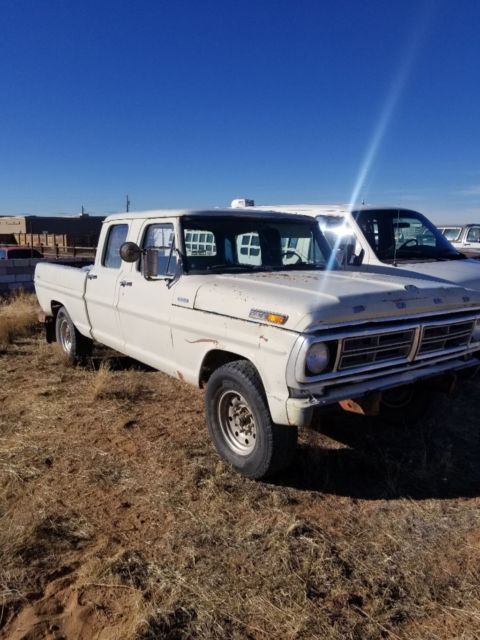 1972 White Ford F-250 Crew Cab Pickup
