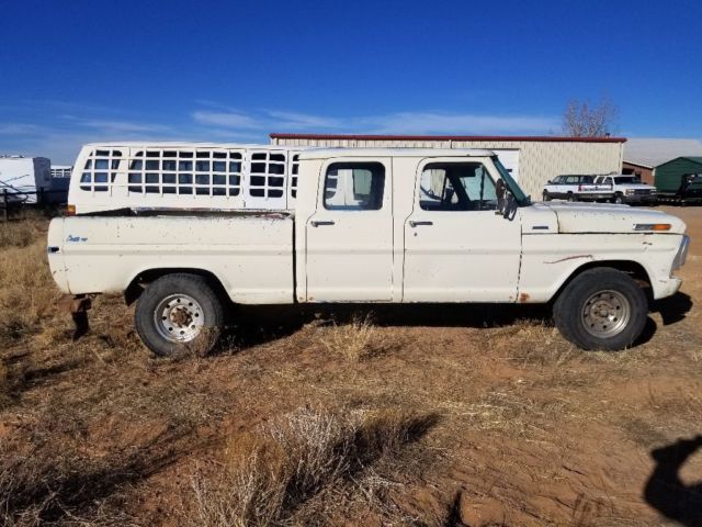 1972 White Ford F-250 Crew Cab Pickup