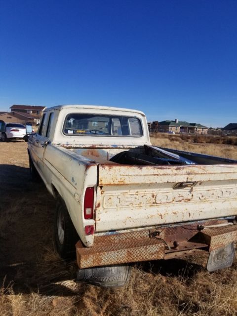 1972 White Ford F-250 Crew Cab Pickup