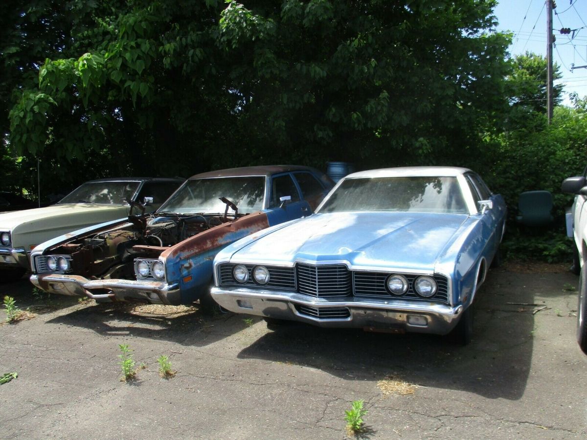 1972 Blue Ford Galaxie Sedan