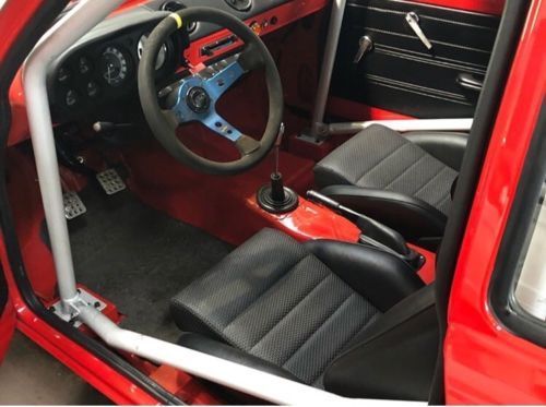 1972 Sunset Red Ford Escort Saloon