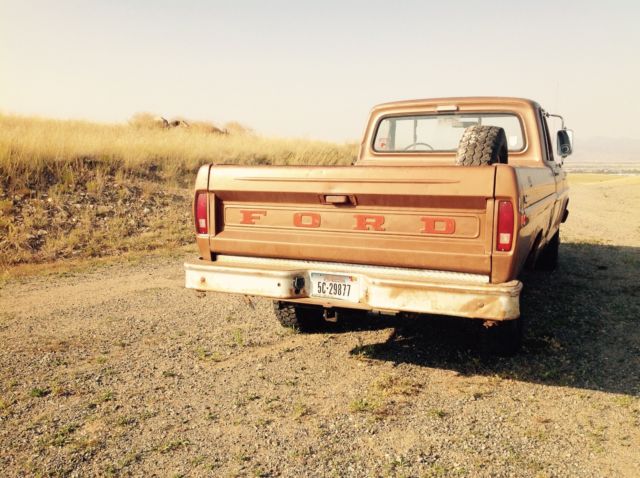 1972 Brown Ford F-100