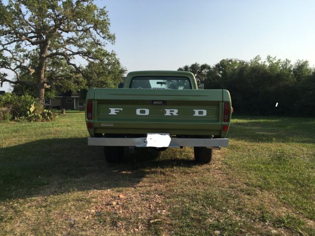 1972 Green Ford F-100