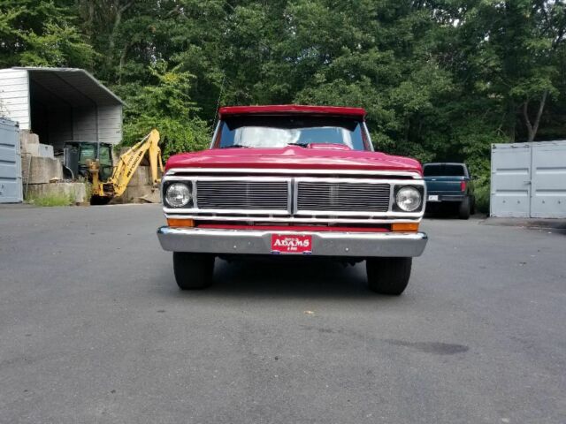 1972 Red Ford F-100 Standard Cab Pickup