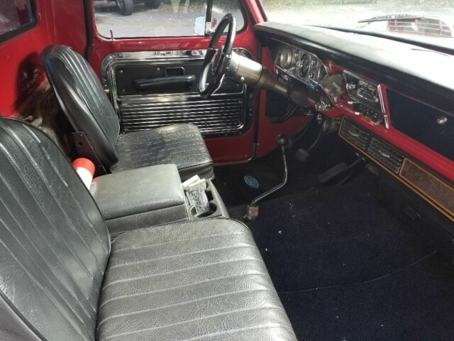 1972 Red Ford F-100 Standard Cab Pickup