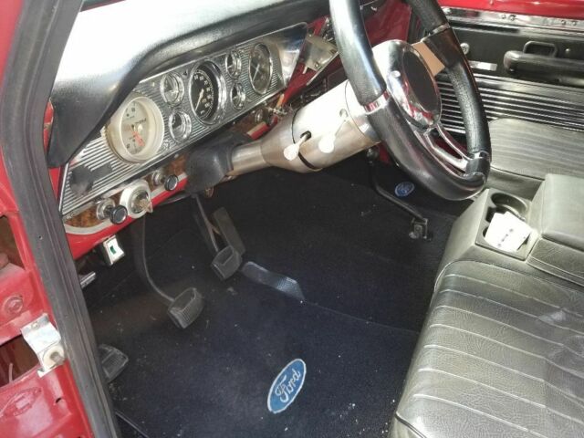 1972 Red Ford F-100 Standard Cab Pickup