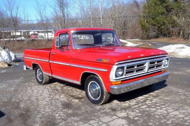 1972 Red Ford F-100 --