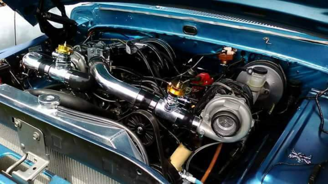 1972 Metallic Blue Ford F-100 Long Bed