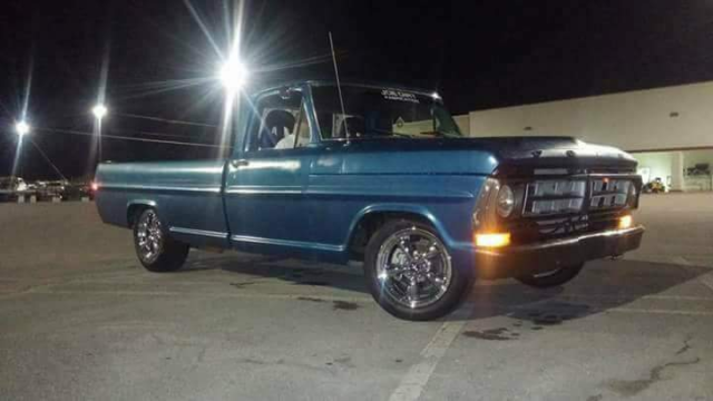 1972 Metallic Blue Ford F-100 Long Bed