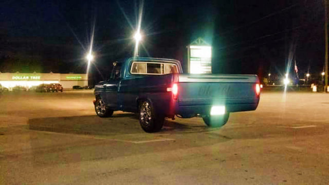 1972 Metallic Blue Ford F-100 Long Bed