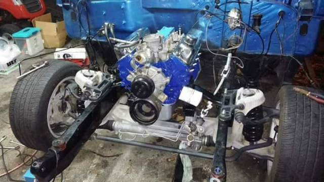 1972 Metallic Blue Ford F-100 Long Bed