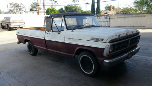 1972 BROWN &- WHITE Ford F-100 U/K