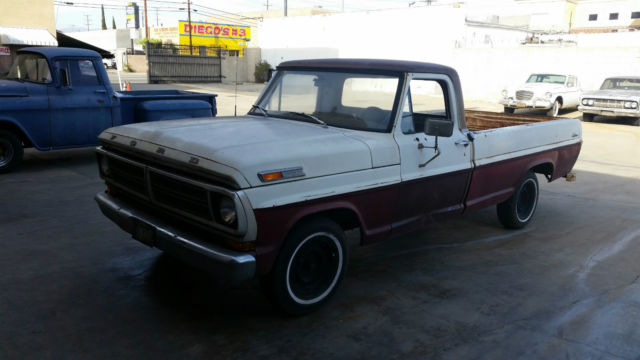 1972 BROWN &- WHITE Ford F-100 U/K