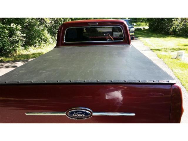 1972 Red Ford F-100 Standard Cab Pickup