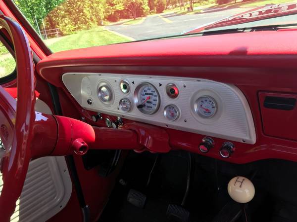 1972 Red Ford F-100 Standard Cab Pickup