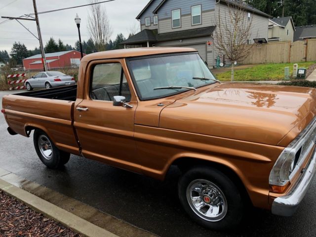1972 Brown Ford F-100 Standard Cab Pickup