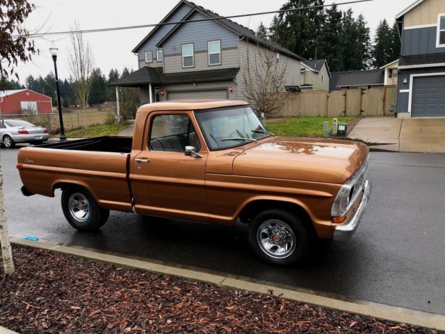1972 Brown Ford F-100 Standard Cab Pickup
