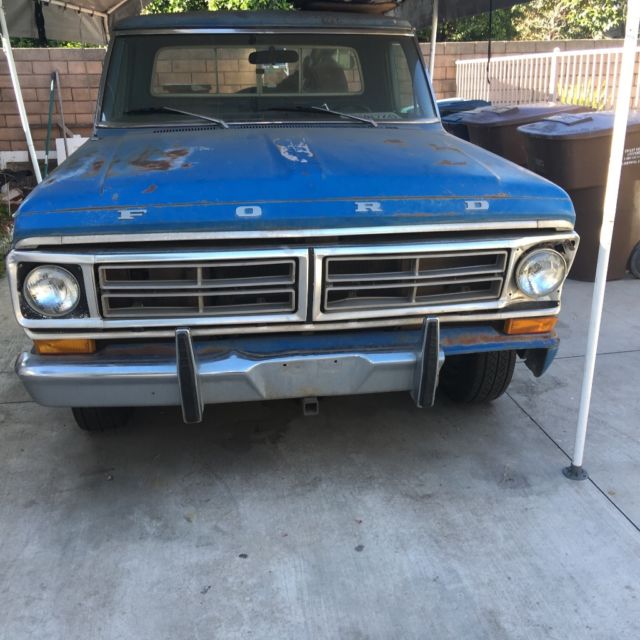 1972 Royal Maroon Ford F-250 Standard Cab Pickup