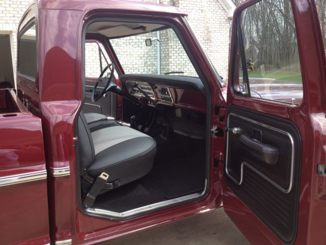 1972 Royal Maroon Ford F-250 Standard Cab Pickup