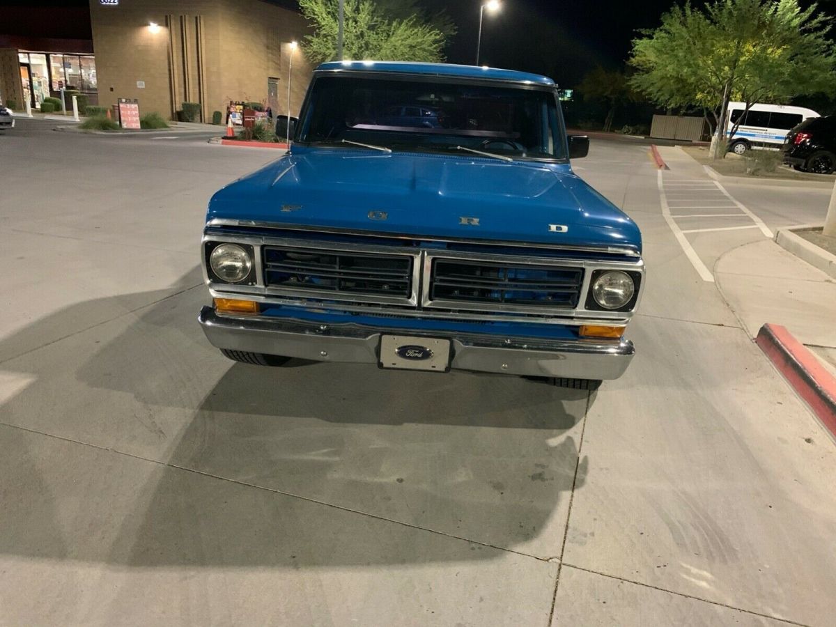 1972 Blue Ford F-250 Standard Cab Pickup