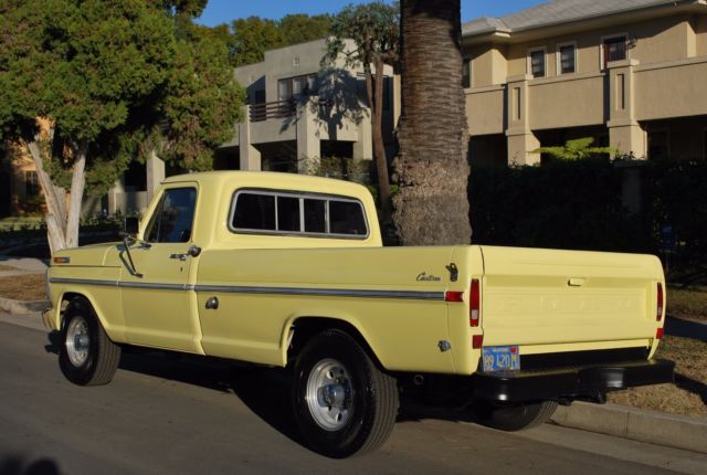 1972 Yellow Ford F-250 Standard Cab Pickup