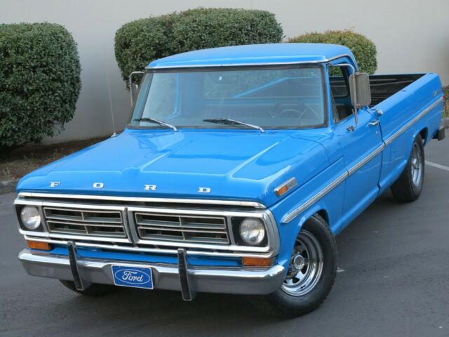 1972 Grabber Blue Ford F-250 Standard Cab Pickup