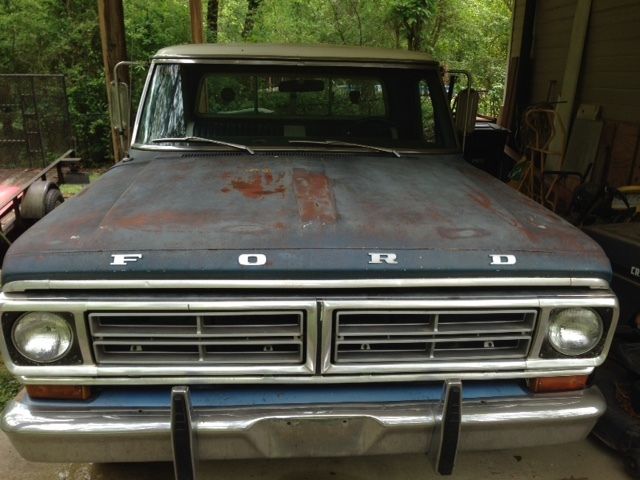 1972 Blue/White Ford F-100 SWB