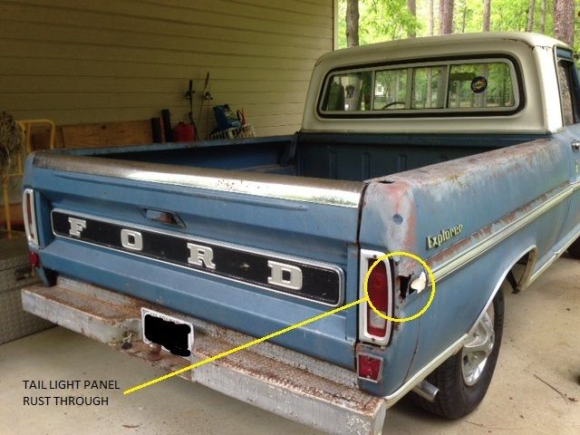 1972 Blue/White Ford F-100 SWB