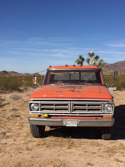1972 Red Ford F-250 Crew Cab Pickup