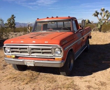 1972 Red Ford F-250 Crew Cab Pickup