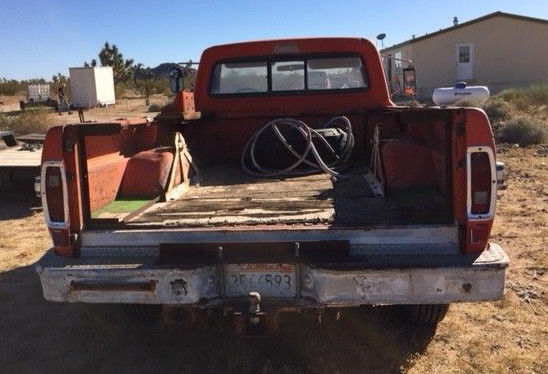 1972 Red Ford F-250 Crew Cab Pickup
