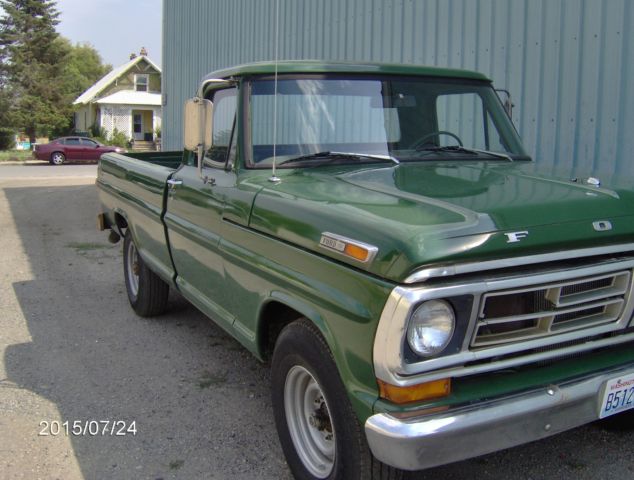 1972 Green Ford F-250 Standard Cab Pickup