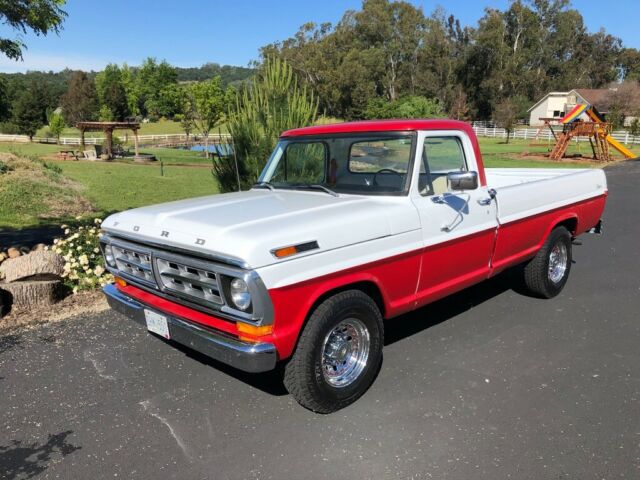 1972 Red Ford F-250 Crew Cab Pickup
