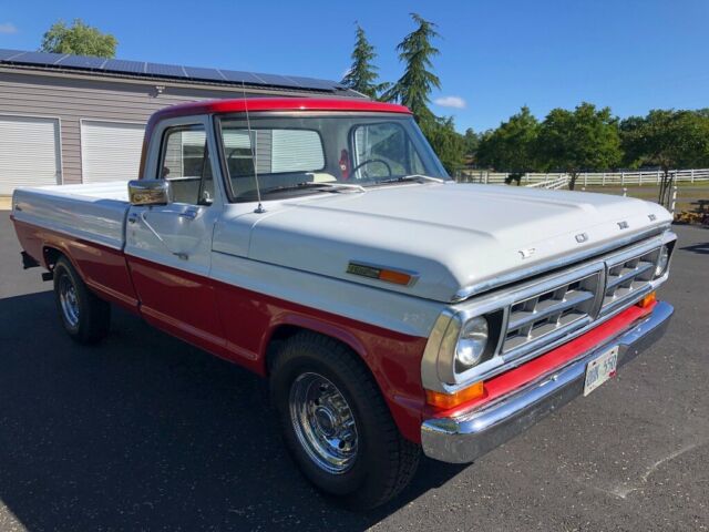 1972 Red Ford F-250 Crew Cab Pickup