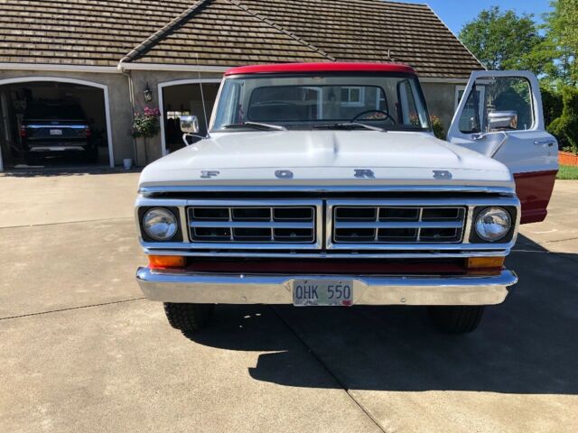 1972 Red Ford F-250 Crew Cab Pickup