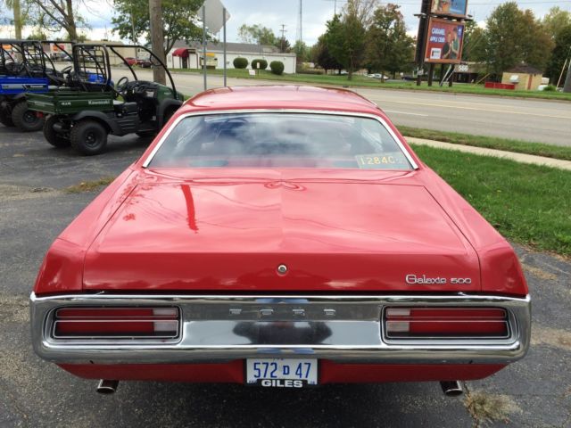 1972 Red Ford Galaxie Coupe