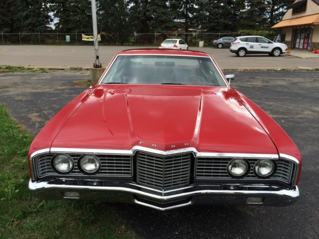 1972 Red Ford Galaxie Coupe