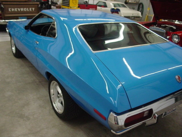 1972 Blue Ford Torino Coupe