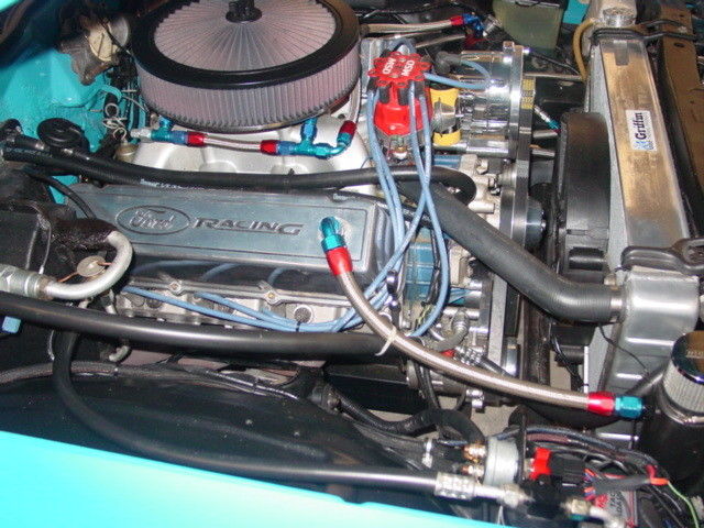 1972 Blue Ford Torino Coupe