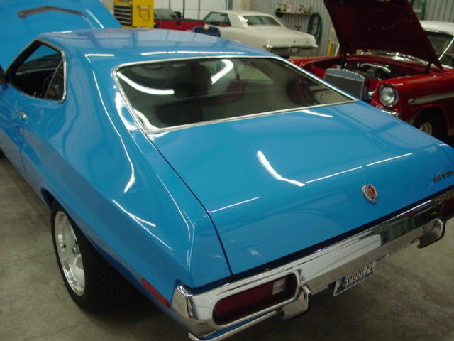 1972 Blue Ford Torino Coupe