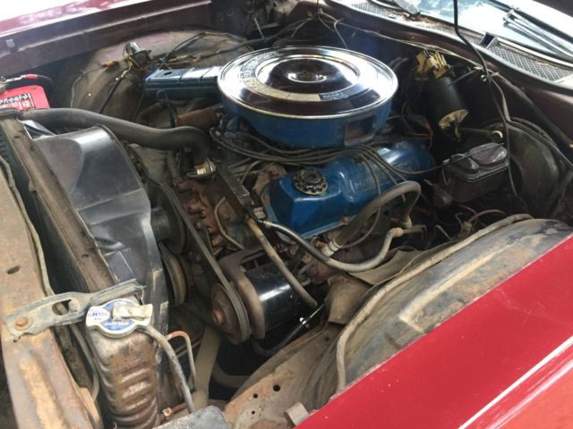 1972 Burgundy Ford Torino Fastback