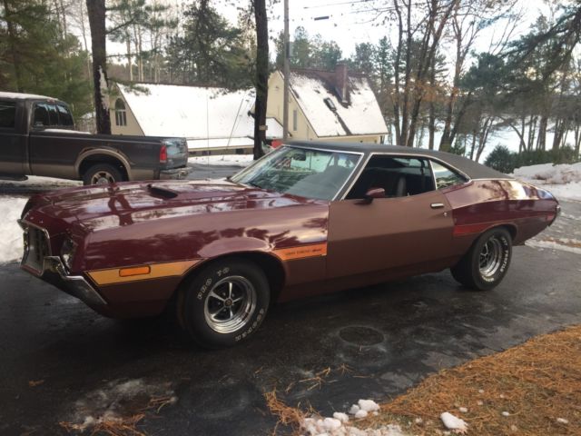 1972 Burgundy Ford Torino Fastback