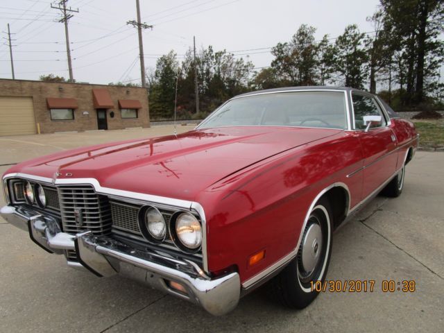 1972 Red Ford LTD Coupe