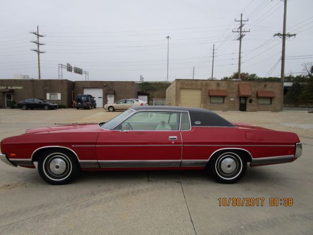 1972 Red Ford LTD Coupe